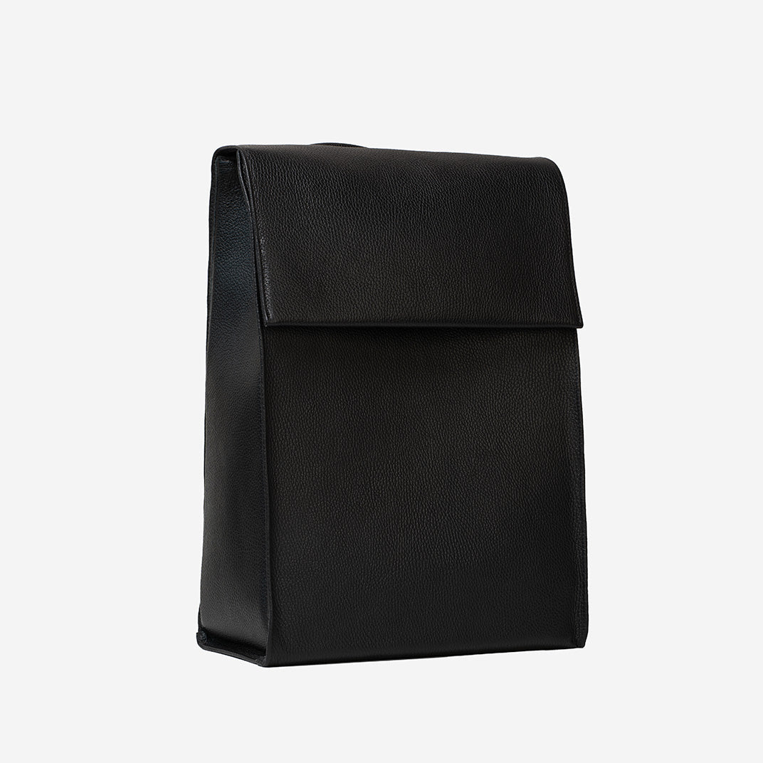 Duży skórzany plecak – Geometric Goods