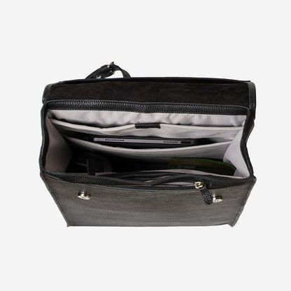 Grand sac à dos en cuir