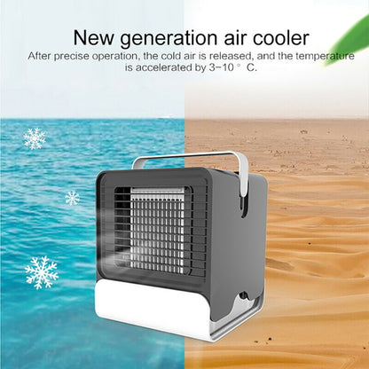 Przenośny wentylator USB z jonizatorem powietrza | Personal Air Purifier Fan