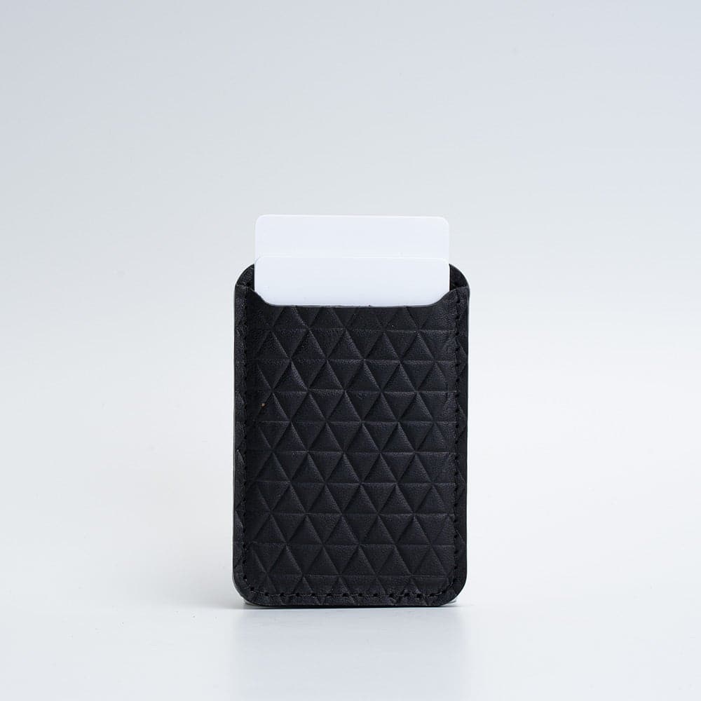 Skórzany portfel MagSafe – wzór Diamonds