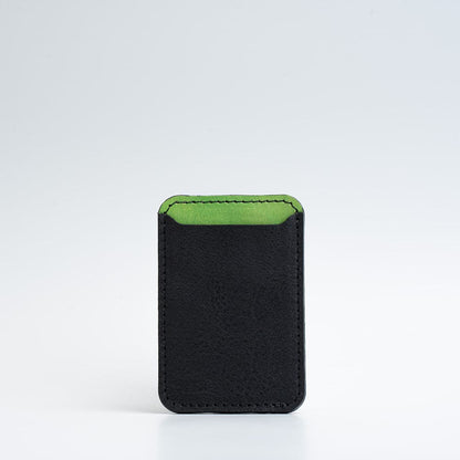 Skórzany portfel MagSafe – Two Colors | Contrast Leather Wallet