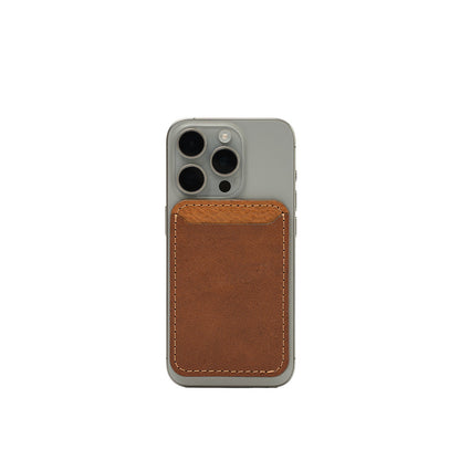 Skórzany portfel MagSafe – Two Colors | Contrast Leather Wallet