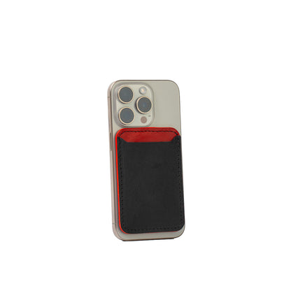 Skórzany portfel MagSafe – Two Colors | Contrast Leather Wallet