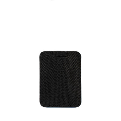 Skórzany portfel MagSafe – Geometric Net | 3D Texture Leather Wallet