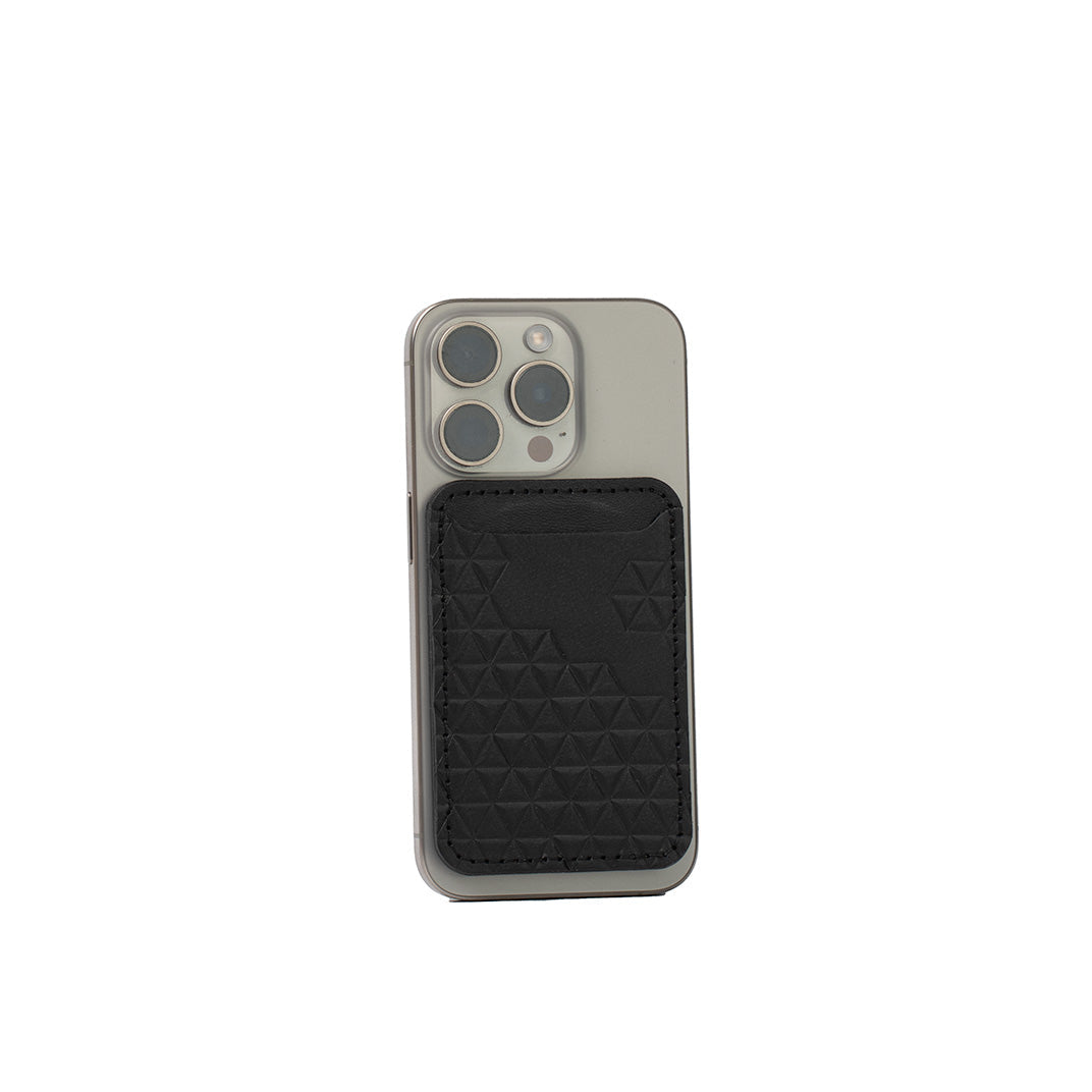 Skórzany portfel MagSafe – wzór Diamonds