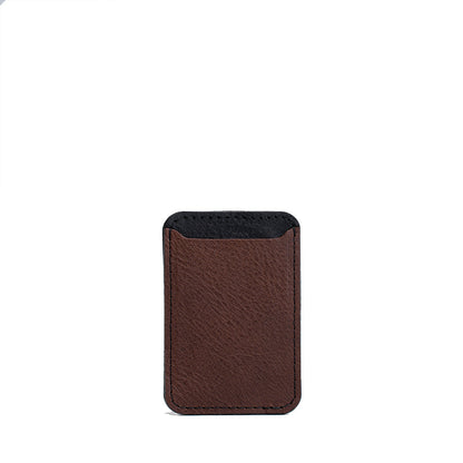 Skórzany portfel MagSafe – Two Colors | Contrast Leather Wallet