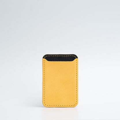Skórzany portfel MagSafe – Two Colors | Contrast Leather Wallet