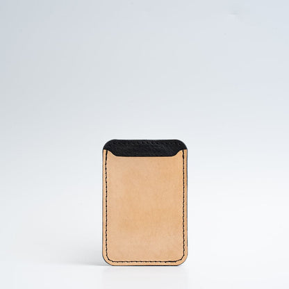 Skórzany portfel MagSafe – Two Colors | Contrast Leather Wallet